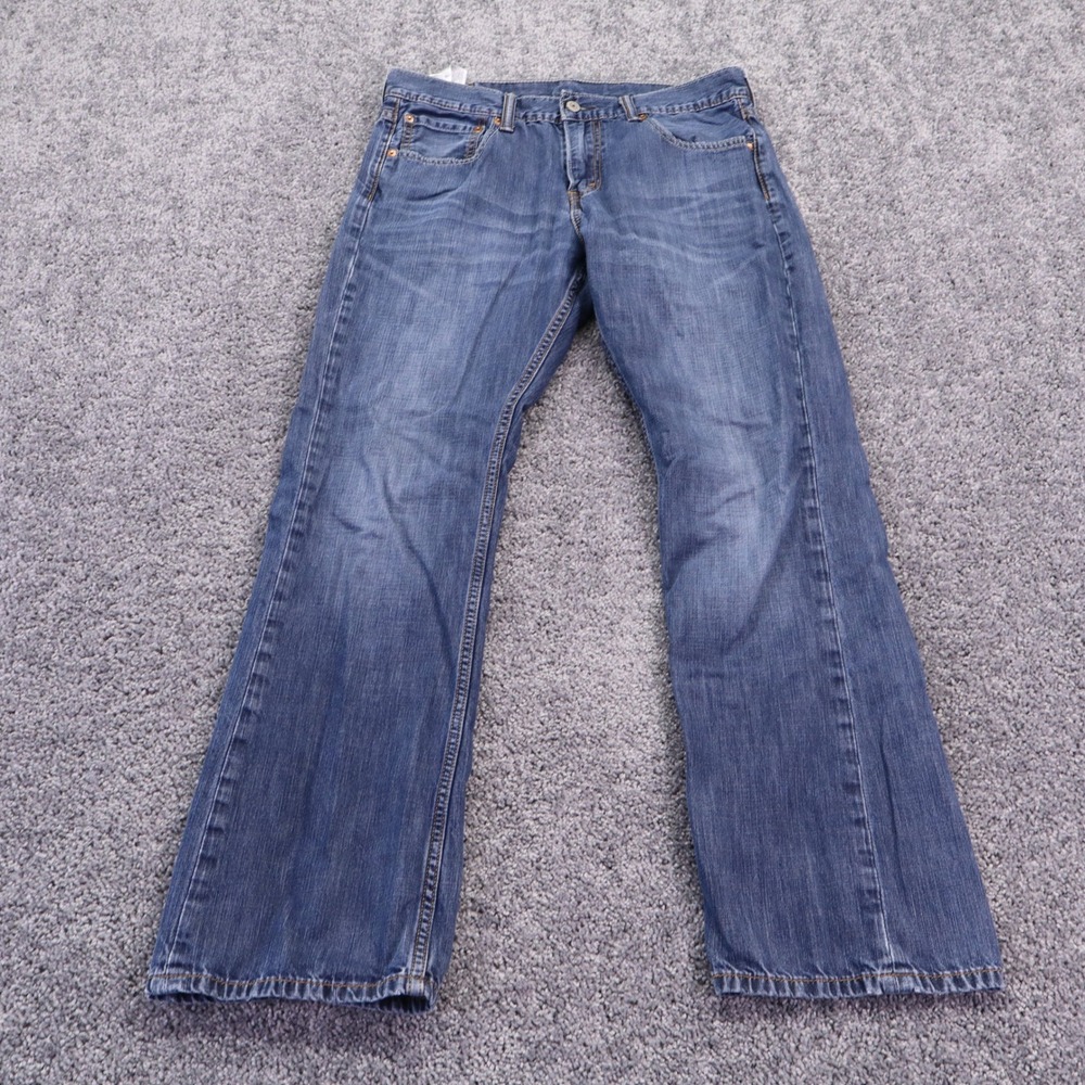 Levis 527 Jeans Mens 32x32 Blue Slim Bootcut Denim Workwear Pants
